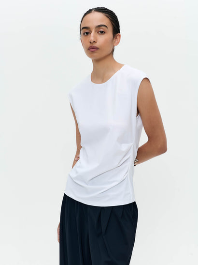 Stevie top technical jersey | White