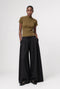 Rina rib knit top | Light Brown