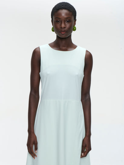 Susanne Kleid technischer Jersey | Aloe
