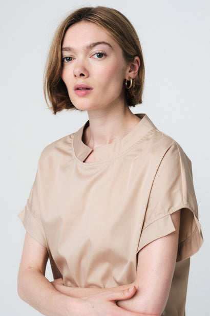 Poplin loos fit top | Sabbia