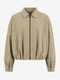 Blaze pleated bomber jacket | Grayish Green
