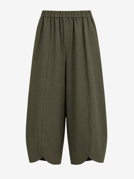 Pulse baggy lyocell Hose | Army