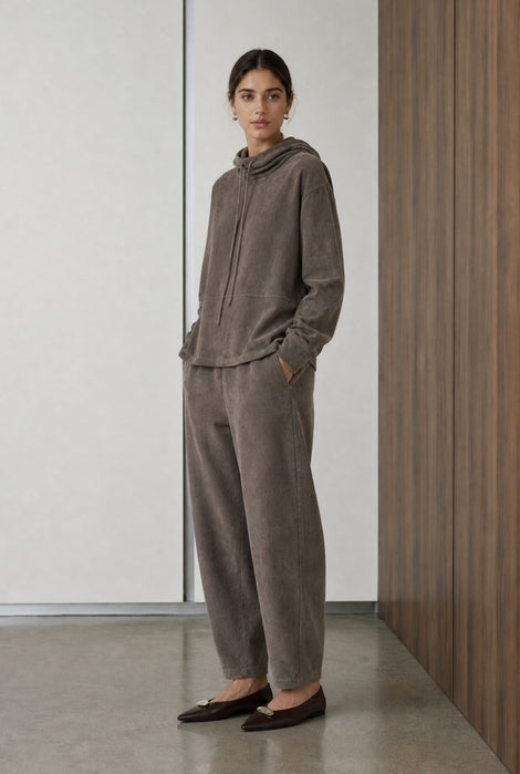 Lina tencel Bluse | Dark Brown