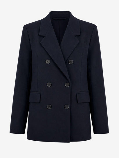 Indira blazer med detaljer i ryggen | Mörkblå