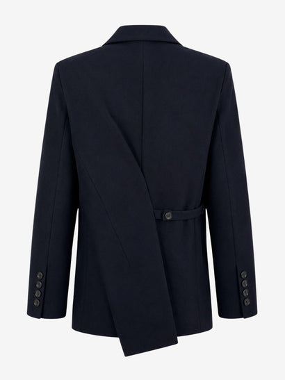 Indira blazer med detaljer i ryggen | Mörkblå