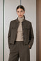 Ophelia viscose blend short jacket | Melange