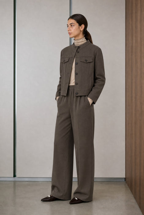 Raven Viskose blend Hose | Melange