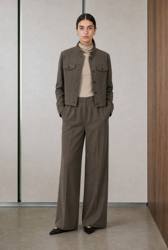 Raven Viskose blend Hose | Melange