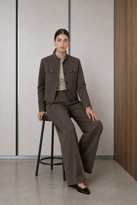 Raven Viskose blend Hose | Melange