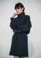 Alba poplin midi dress | Dark Blue