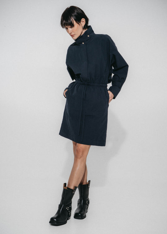 Alba poplin midi dress