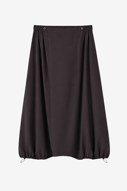 Albina skirt technical jersey | Chocolate
