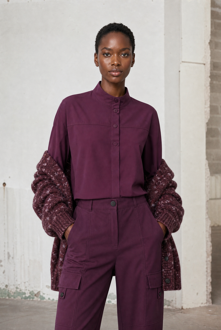 Angelika Top technical jersey | Cherry
