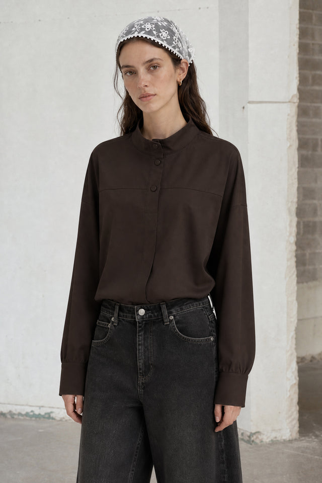 Angelika top technical jersey Angelika top technical jersey | Chocolate