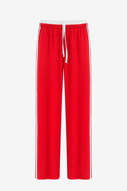 AntinyP structure tech jersey broek | Rood