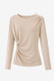 Ari Baumwolle top | Beige