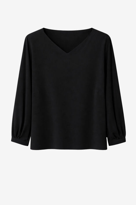 Aria top technical jersey | Black