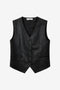 Arian eco Leer vest | Black