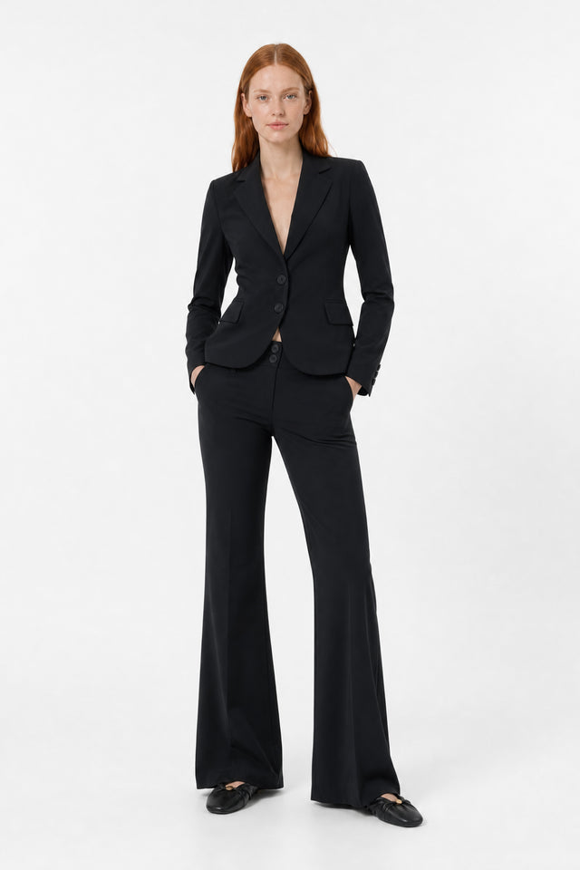 Atina Blazer Technical Jersey Atina Blazer Technical Jersey | Black