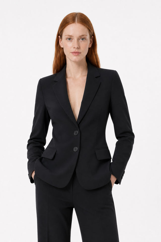 Atina Blazer Technical Jersey Atina Blazer Technical Jersey | Black