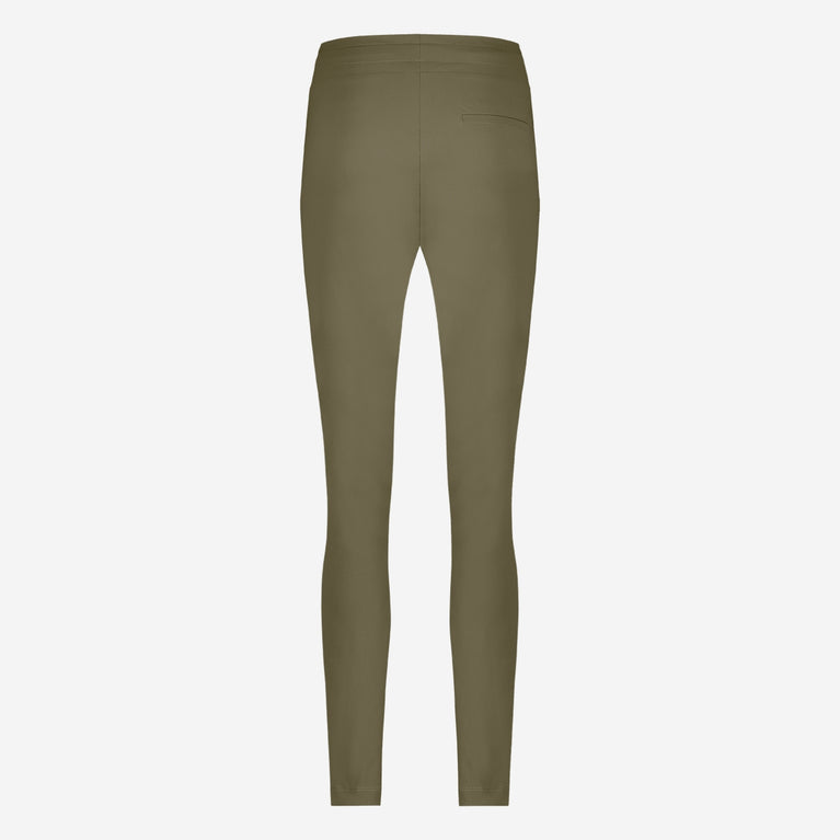 Broek Anna - Skinny fit Technical Jersey | Army