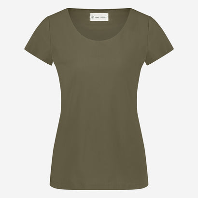 Sara T-skjorte Easy Wear Technical Jersey | Militærgrønn