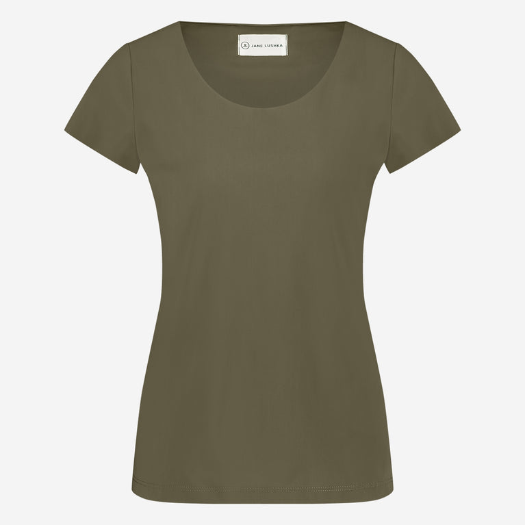 T-Shirt Sara Easy Wear Technical Jersey | Army
