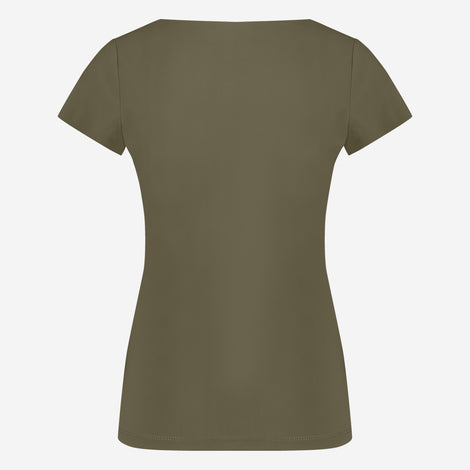 T-Shirt Sara Easy Wear Technical Jersey | Army