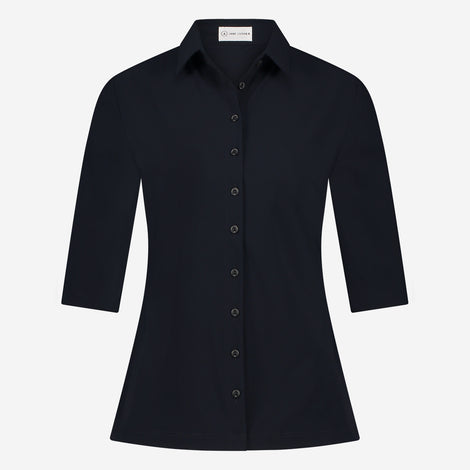 Bluse Betty Easy Wear Technical Jersey | Blue