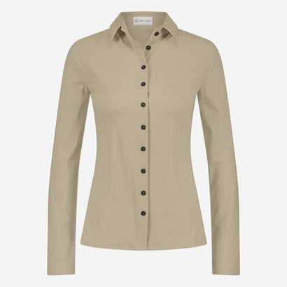Betty blus Easy Wear Technical Jersey | Sand
