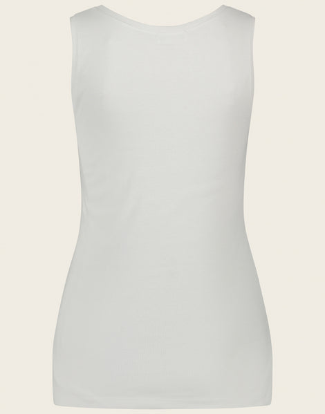 Top rips Easy Wear Organic Cotton | White