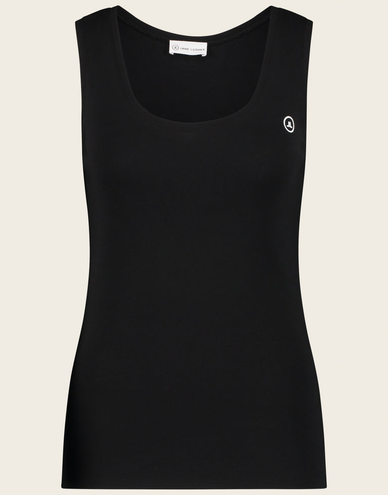 Top rips Easy Wear Organic Cotton | Black