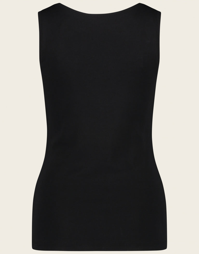 Top rips Easy Wear Organic Cotton | Black