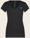 T shirt V Neck Easy Wear Organic Cotton | Black