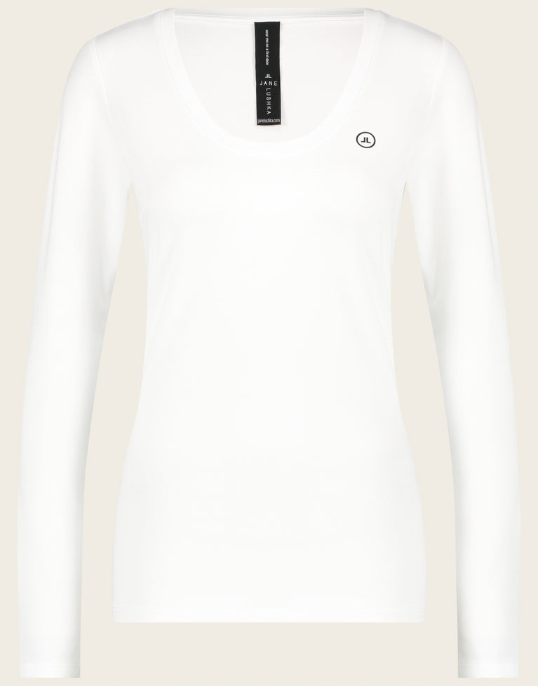 T shirt R Neck Easy Wear Organic Cotton | White