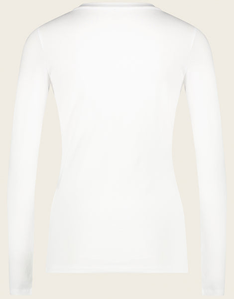 T shirt R Neck Easy Wear Organic Cotton | White