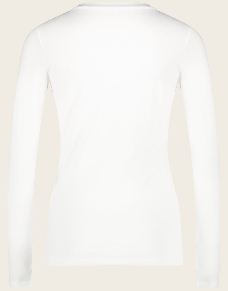 T shirt R Neck Easy Wear Organic Cotton | White