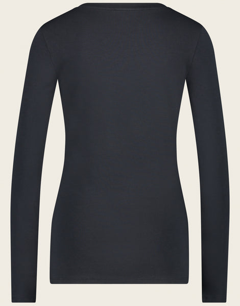 T shirt R Neck Easy Wear Organic Cotton | Blue