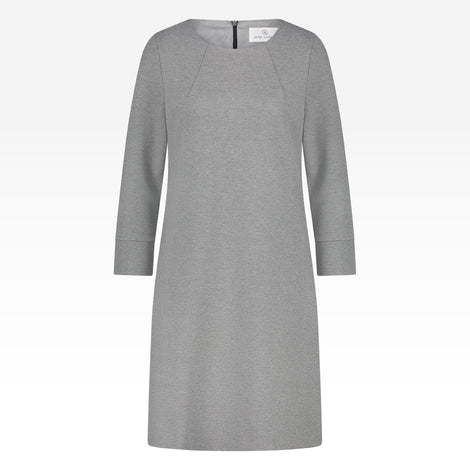 Joan Terry jersey Jurk | Grey Melange