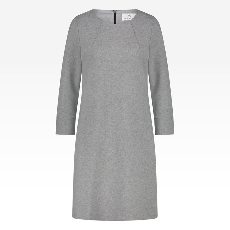 Joan Terry jersey Jurk | Grey Melange