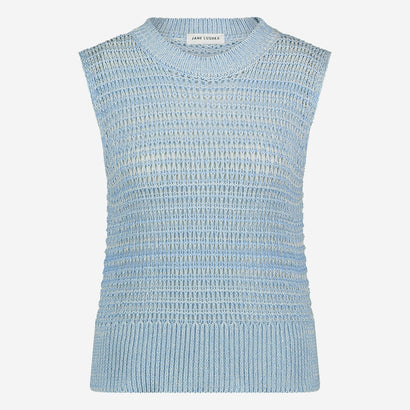 Multi colours cotton top 25020 | Blue Melange