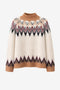 Brushed winter pullover H26001 | Off White