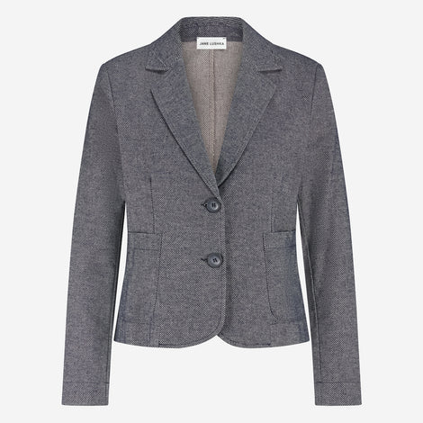 Blazer cotton mix | Blue