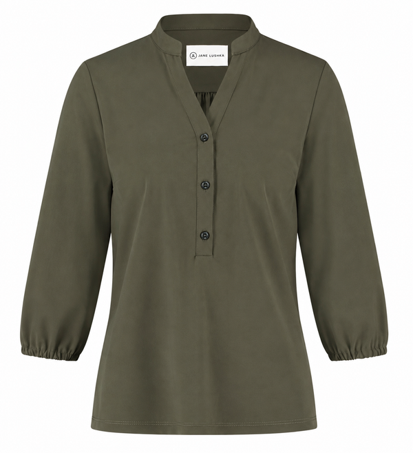 Blouse Bella Technical Jersey | Vert armée