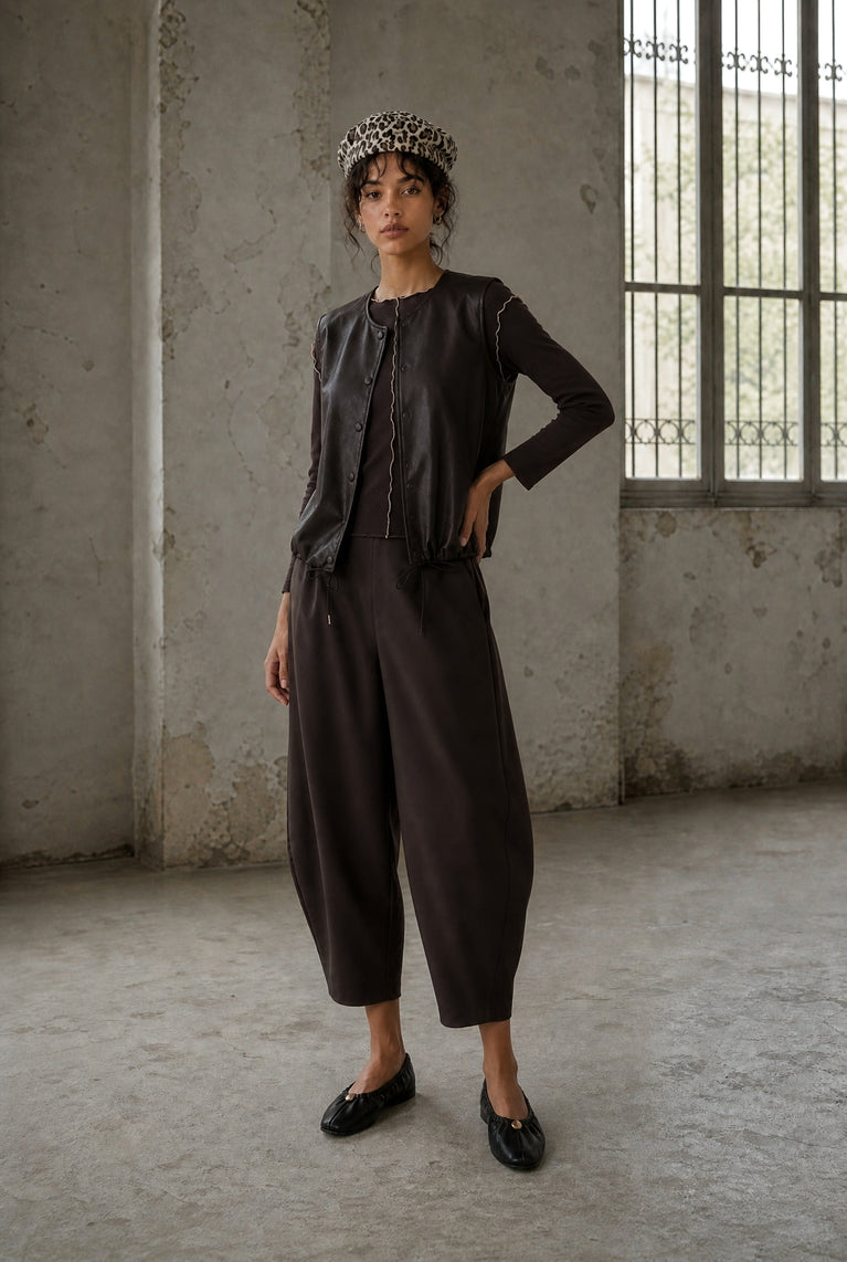 Benot broek technical jersey | Chocolate