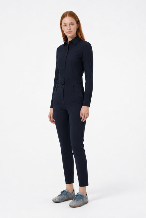 Bluse Betty Easy Wear Technical Jersey | Blue