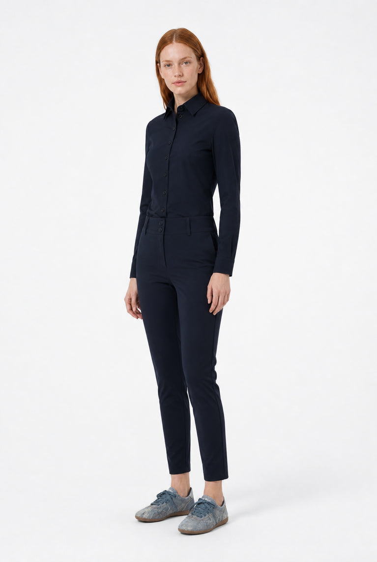 Bluse Betty Easy Wear Technical Jersey | Blue