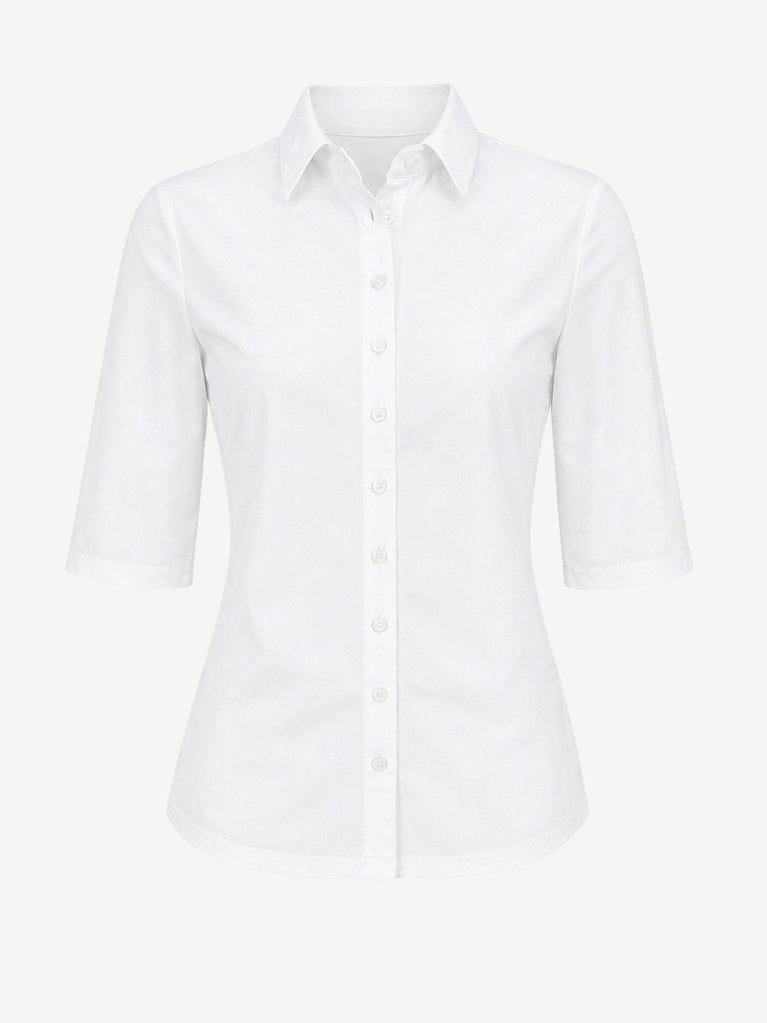 Bluse Betty Easy Wear Technical Jersey | White