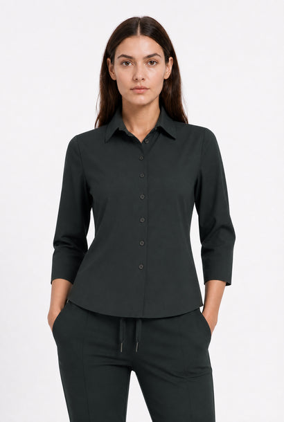 Betty bluse Easy Wear Technical Jersey | Nattgrå
