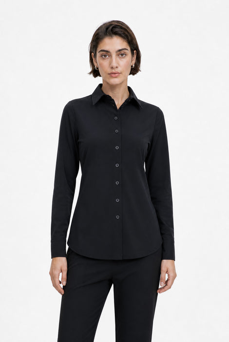 Bluse Betty Easy Wear Technical Jersey | Black